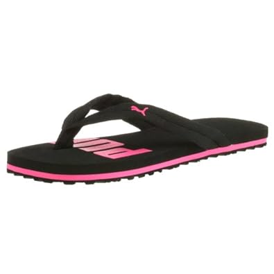 Puma Basic Flip II Wn's, Tongs natation femme Noir/Fluo/Rose, 36 EU