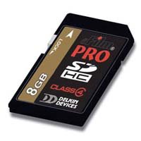 Delkin 8 GB Secure Digital High Capacity (SDHC) Memory Card by Delkin