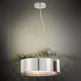 Dervish Three Light Pendant Finish: Chrome, Shade: Artstone