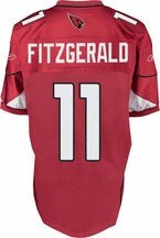 Larry Fitzgerald Arizona Cardinals #11 Authentic Reebok NFL Football Jersey (Cardinal)