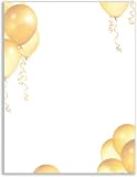 Geographics Image Paper 90gsm 100 Sheets A4 Gold Balloon Ref AG00083