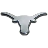 NCAA Texas Longhorns Chrome Auto Emblem Decal