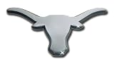 NCAA Texas Longhorns Chrome Auto Emblem Decal