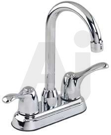 Gerber Allerton Series 49271 Double Handle Bar Cast Spout Faucet with 4-5 8 Spout Reach,... by Gerber