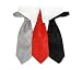 Satin Dog Wedding Necktie Collar Set w/ 3 Interchangeable Ties, XL