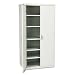 HON SC2472Q 36 by 24 by 72-Inch 5 Adjustable Shelves Assembled High Storage Cabinet, Gray