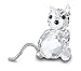 Swarovsk Crystal Miniature Cat