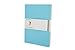 Moleskine Volant Notebook (Set of 2), Extra Large, Plain, Sky Blue (7.5 x 10)
