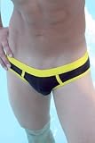 Review   / Tulio / Malestrom Micro Swimsuit - Black/Yellow
