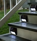 Set Of Four Solar Step Lights