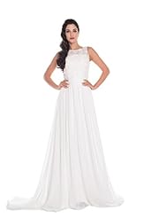 Belted Open-Back Chiffon/Satin Wedding Dress 