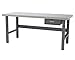 Greene B-305L-2 B-Series Laminate Top, Bench with Utility Drawer, 32.5" Height, 60" Width, 30" Length