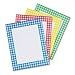 Novel Notepad Set, Gingham Borders, Four 50-Sheet Pads/Set - Sold By the Set