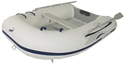 Mercury 240 Air Deck PVC Inflatable Boat, White, 7-Feet 10-Inch (2010 Model)