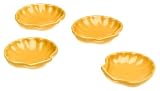 Emile Henry Miniature Shell Dishes, Set of 4, Citron Yellow