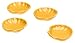 Emile Henry Miniature Shell Dishes, Set of 4, Citron Yellow
