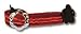 Daisy Rock Deluxe Guitar Strap, Red Fur