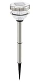 from EGLO EGLO MODERN STAINLESS STEEL SOLAR POWERED GARDEN LIGHT 25747