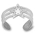 Dallas Cowboys NFL Logo Toe Ring (Silver)