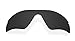 Littlebird4 1.5mm Polarized Replacement Lenses Compatible with Oakley Radar Path Sunglasses with UV Protection(Dark Black)