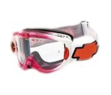 Spy Alloy Motorcycle Goggles Double Rose Fade Frame w/Clear AF Lens w/Post