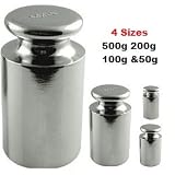 American Weigh Scales 500 Gram Calibration Weight + 200 Gram Calibration Weight + 100 Gram Calibration Weight + 50 Gram Calibration Weight