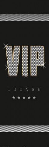 Produkt-Bild: Fun - Keep Out, Vip Lounge I T&uuml;r-Poster (158 x 53cm)