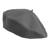 LIGHTGRAYTRADITIONALWOOLBLENDTAMIBERETCAPHAT
