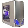 11-Bay ATX Window Case w/480w Power Supply (Silver)