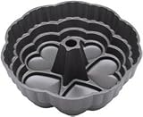 Wilton Dimensions Cast-Aluminum Nonstick Queen-of-Hearts Pan