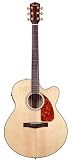 Fender CJ-290SCE Jumbo Acoustic Electric Guitar, Natural