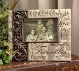 Review   / Stone Resin Family Picture Frame By the Faith Collection Drake Designs ~ High Quality Gifts