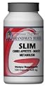 Slim - All Natural Herbal Weight Loss Supplement with Caffeine - 100 Capsules