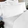 Solid White 300 Thread Count California King size Sheet Set 100 % Egyptian Cotton 4pc Bed Sheet set (Deep Pocket) By sheetsnthings