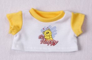 31UEoiH5c7L Be Happy T shirt fits Webkinz, Shining Star and 8   10 Make Your Own Stuffed Animals