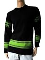 Versace Jeans Couture Black and Green Sweater