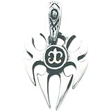 Sterling Silver Fancy Gothic Charm Pendant Jewelry