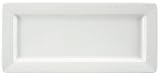 Nikko Ceramics Blanc Fleur Rectangular Tray 15 3/4