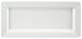 Nikko Ceramics Blanc Fleur Rectangular Tray 15 3/4"
