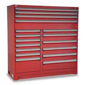 17 Drawer Full Height - Red