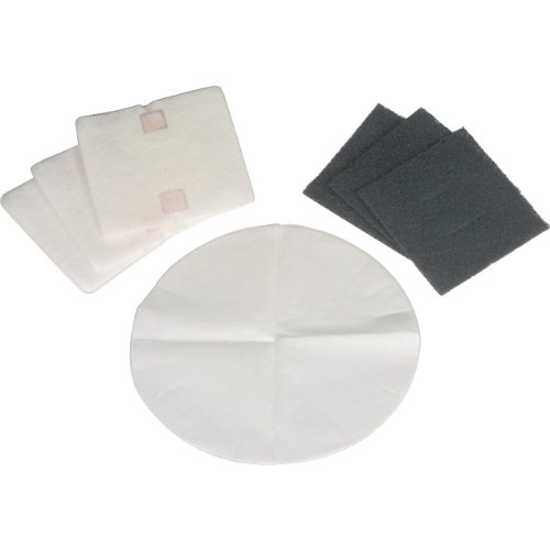 De' Longhi 552094 Friteusenfilter FP-EC / FP-A, 3 Fettfilter, 3 Kohlefilter und 3 Ölfilter