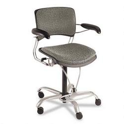HON COMPANY 4300 Series passive ergonomic swivel task stool w arms, titanium base lava... from Lava Lamps
