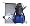 U.S. Divers St. Tropez Mask, SeaBreeze Silicone Snorkel, Trek Travel Fins & Mesh Bag - Blue, Medium