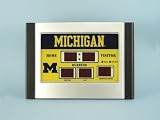6.5x9 Scoreboard Desk Clock Michigan Wolverines