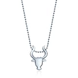Alex Woo Little Signs Sterling Silver Bull (Ta