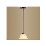 31UF8P2 A L. SL160  North Port   1 Light Mini Pendant Lighting Fixture   Olde Bronze   Iced Champagne Glass   B5694