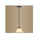 North Port - 1 Light Mini Pendant Lighting Fixture - Olde Bronze - Iced Champagne Glass - B5694