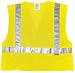 3X-Large - Fluorescent Lime Vests - For Crews Class II Traffic Safety Vests, MCR Safety