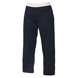 Black solid color jersey elastic waist comfortable unisex pants pajamas leisure, no fly, 5 adult sizes by 