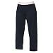 Black solid color jersey elastic waist comfortable unisex pants pajamas leisure, no fly, 3 Youth Sizes